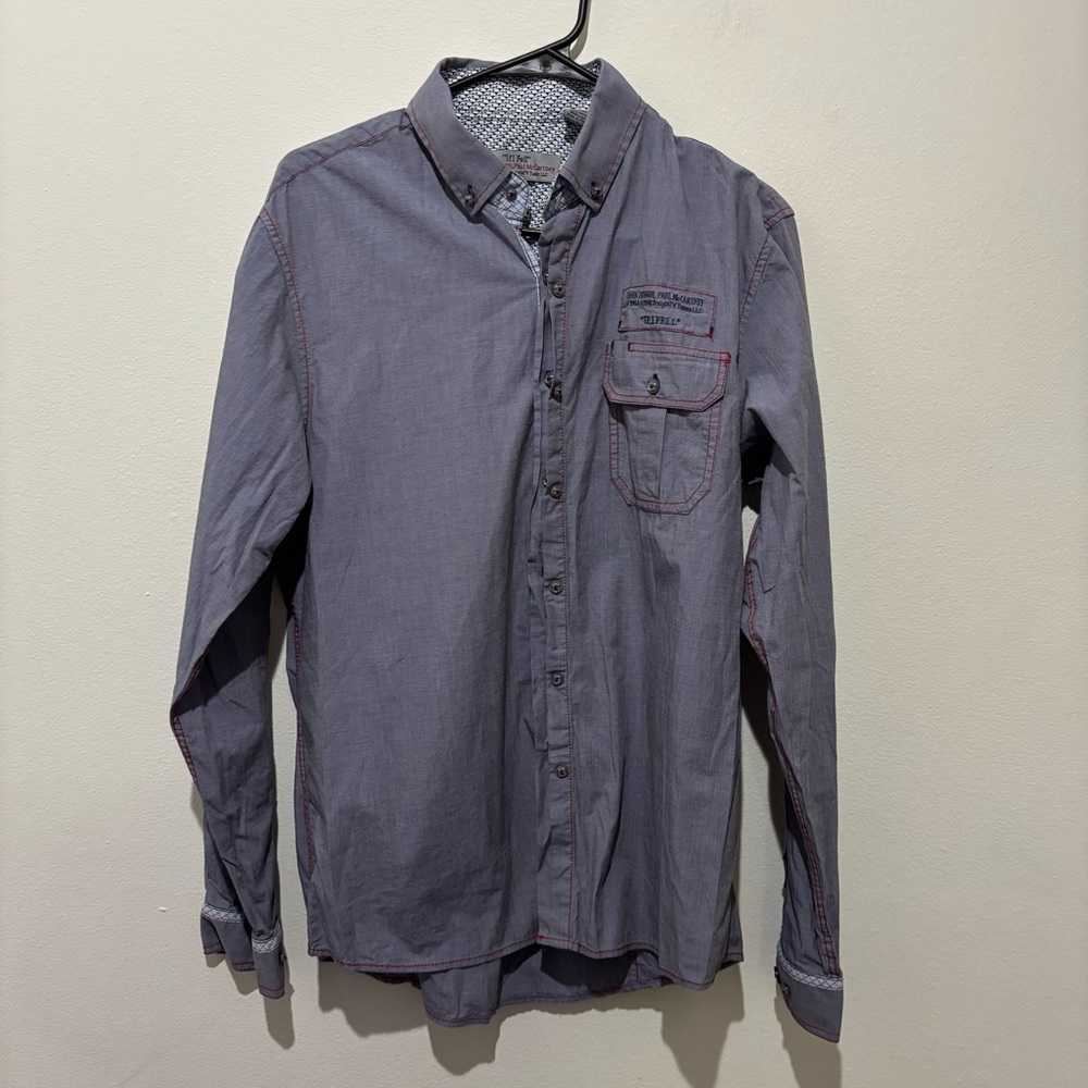 John Lennon, Paul McCartney "If I Fell" Button Down Shirt Size Medium